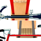 Illustration for article titled A Wall-Mounted Bike Rack Turns Your Ride Into Art